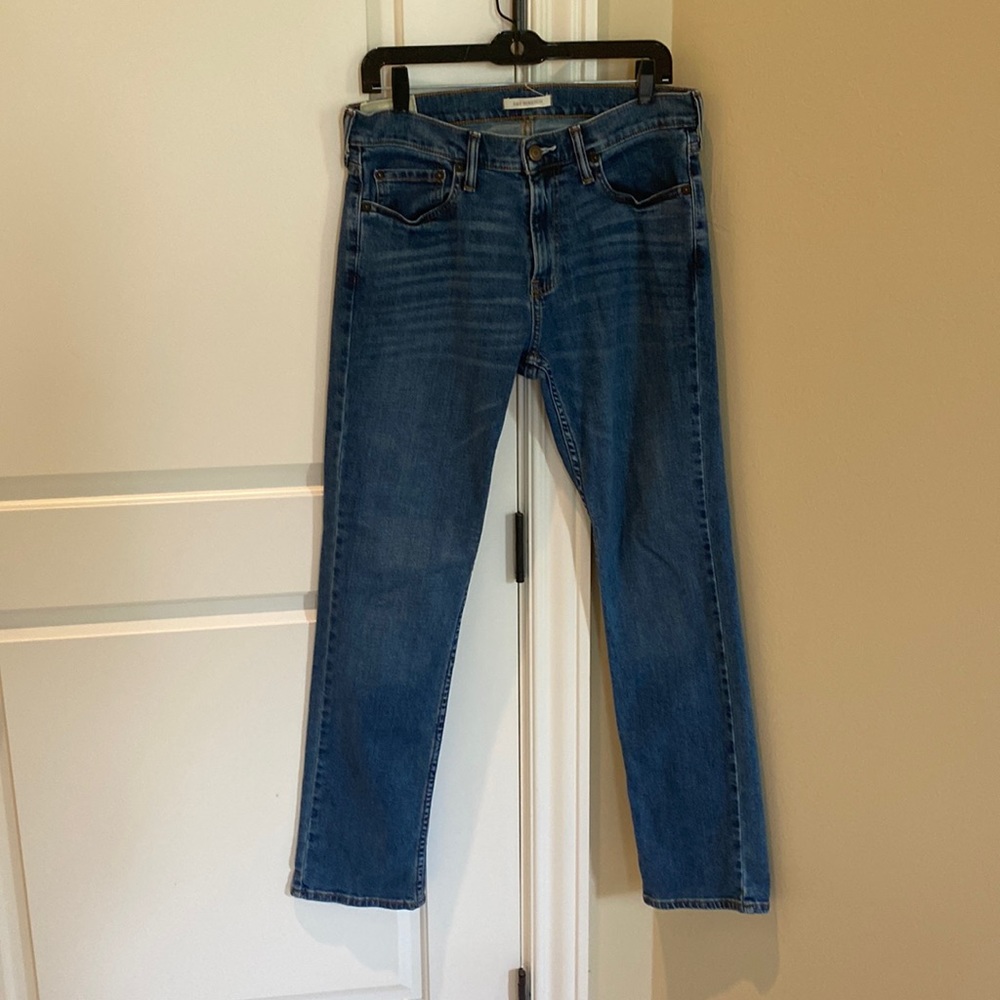 Abercrombie slim straight jeans, 31 x 32